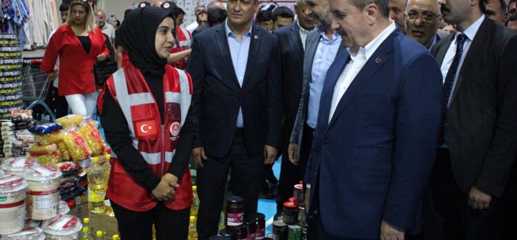 BBP Genel Başkanı Destici, Hatay'da sosyal market açılışında konuştu: