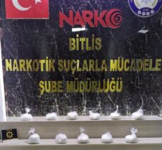 Bitlis'te 10 kilo 200 gram sentetik uyuşturucu ele geçirildi