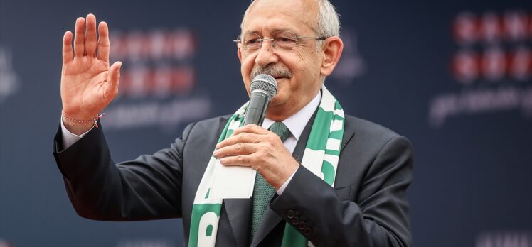 Cumhurbaşkanı adayı Kılıçdaroğlu, Bursa'da konuştu: