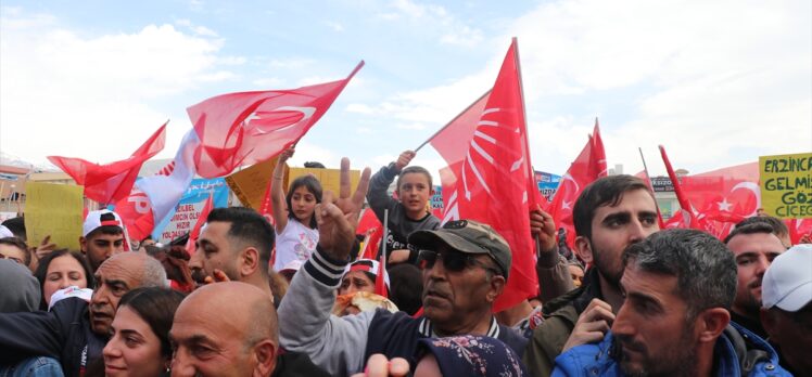 Cumhurbaşkanı adayı ve CHP Genel Başkanı Kılıçdaroğlu, Erzincan mitinginde konuştu: