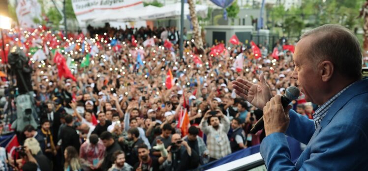 Cumhurbaşkanı ve AK Parti Genel Başkanı Erdoğan, partisinin Mersin mitinginde konuştu: (1)