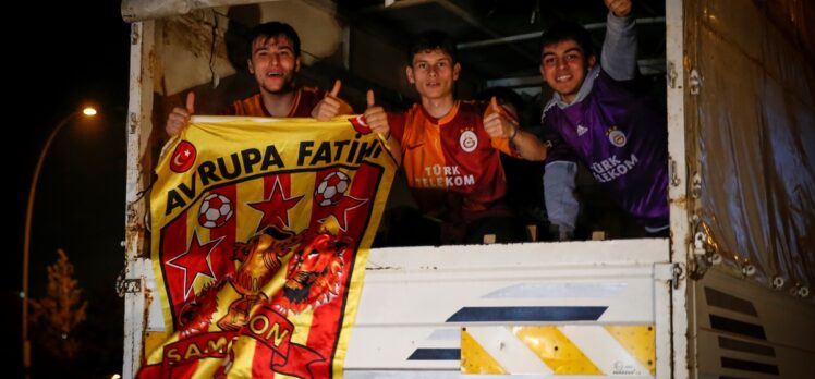 Galatasaray kafilesi İstanbul'a gitti