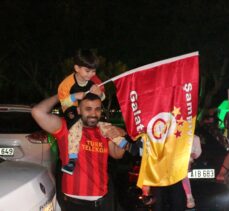 Galatasaray’ın şampiyonluğu deprem bölgesi İskenderun’da kutlanıyor