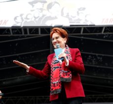 İYİ Parti Genel Başkanı Akşener, Yozgat mitinginde konuştu: