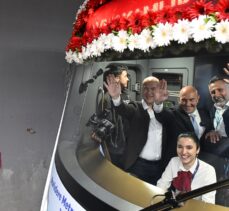 İzmir'deki Fahrettin Altay-Narlıdere metro hattında test sürüşü yapıldı