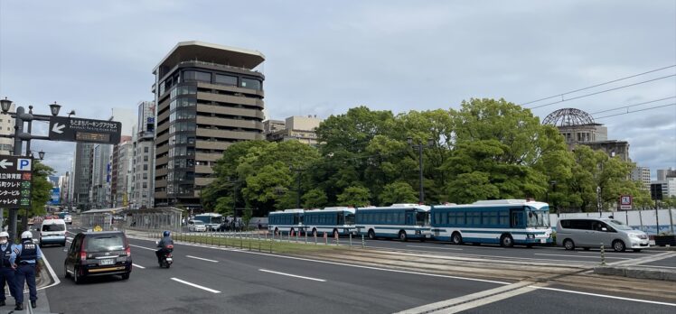 Japon emniyet güçleri, G7 Liderler Zirvesi için Hiroşima'da teyakkuzda