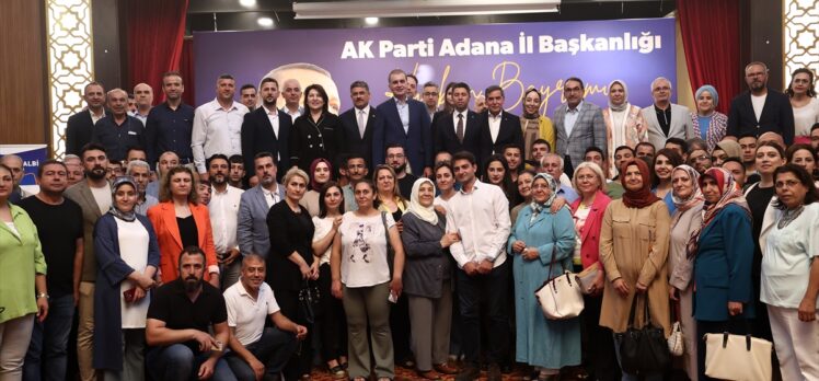 AK Parti Sözcüsü Ömer Çelik, Adana'da konuştu: