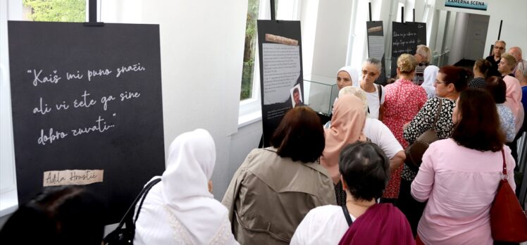 Bosna Hersek'te “Srebrenitsa'dan Hikayeler” isimli sergi açıldı