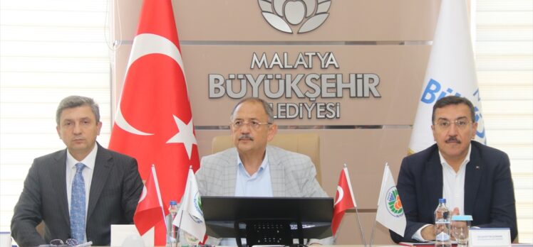 Çevre, Şehircilik ve İklim Değişikliği Bakanı Özhaseki, Malatya'da konuştu: