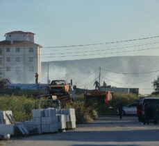 Çorum'da yangın çıkan hurda deposunda hasar oluştu