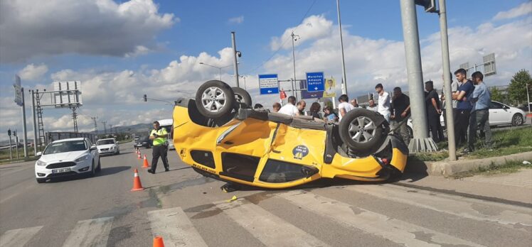 Çorum'daki trafik kazasında 4 kişi yaralandı