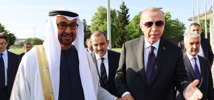 Cumhurbaşkanı Erdoğan, BAE Devlet Başkanı Muhammed bin Zayid Al Nahyan ile görüştü