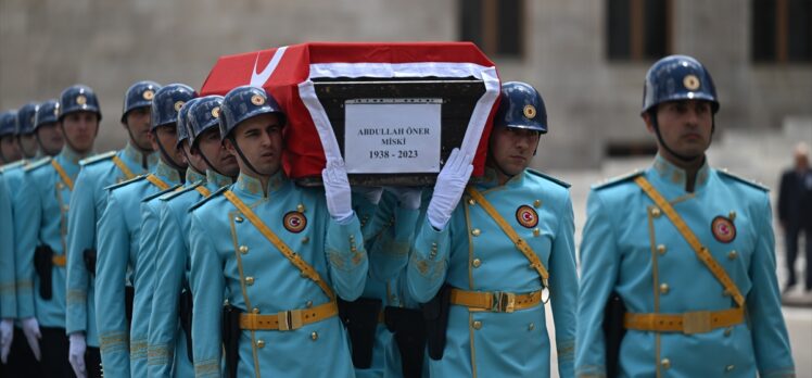 Eski Hatay Milletvekili Miski için Meclis'te cenaze töreni