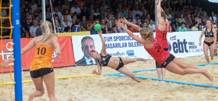 Hentbol Avrupa Plaj Turu Finalleri Antalya'da sona erdi