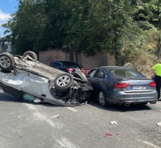 Kağıthane'de meydana gelen trafik kazasında 5 kişi yaralandı