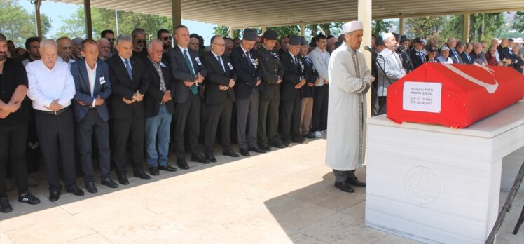 Kıbrıs gazisi memleketi Zonguldak'ta son yolculuğuna uğurlandı