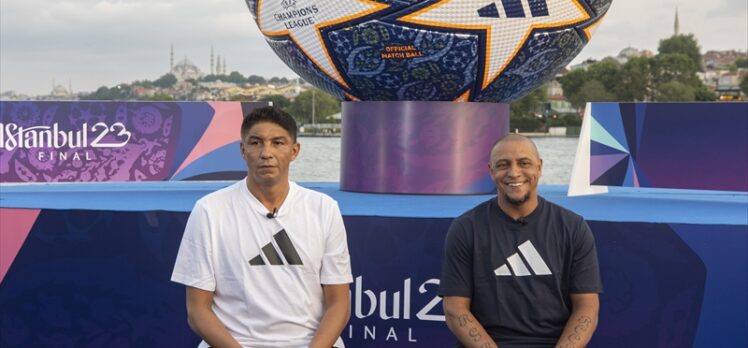 Şampiyonlar Ligi finali için özel kurulan “Adidas Champions Island” Haliç'te açıldı