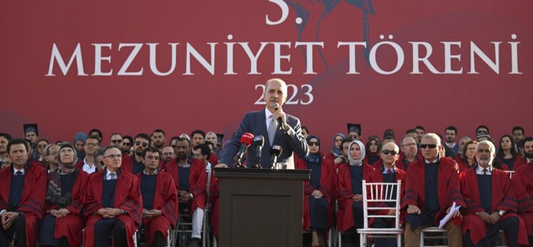 TBMM Başkanı Kurtulmuş, İbn Haldun Üniversitesi Mezuniyet Töreni'nde konuştu: