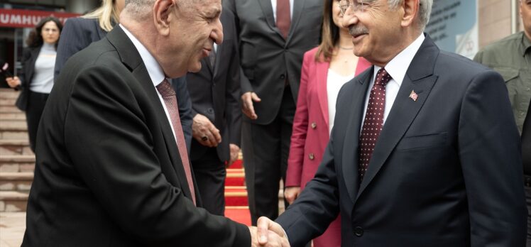 Zafer Partisi Genel Başkanı Özdağ, CHP Genel Başkanı Kılıçdaroğlu'nu ziyaret etti