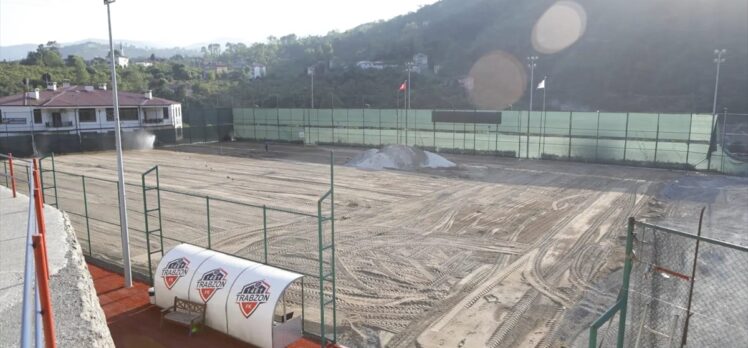 1461 Trabzon Futbol Kulübü tesislerinde revizyon çalışmaları devam ediyor