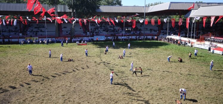 662. Tarihi Kırkpınar Yağlı Güreşleri'nde son gün müsabakaları başladı