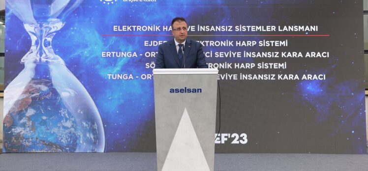 ASELSAN yeni elektronik harp ve insansız sistemlerini IDEF'23'te tanıttı