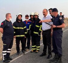 Batman'da şarampole devrilip yanan buğday yüklü kamyondaki 4 kişi öldü, 2 kişi yaralandı