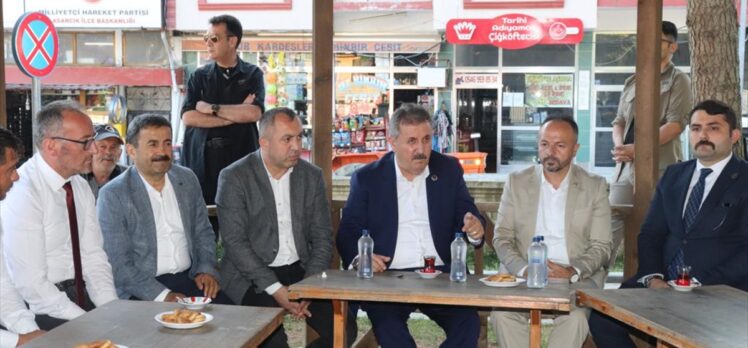 BBP Genel Başkanı Destici, Samsun'da taziye ziyaretinde bulundu