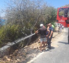 Bodrum'da yangın çıkardığı iddia edilen şüpheli gözaltına alındı