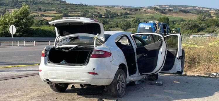 Çanakkale'de sürücünün hayatını kaybettiği kazada otomobilden çok miktarda uyuşturucu madde çıktı