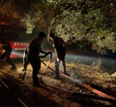 Muğla'da ormanlık alanda çıkan yangına müdahale ediliyor