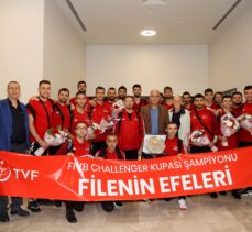 FIVB Challenger Kupası şampiyonu A Milli Erkek Voleybol Takımı, yurda döndü