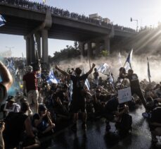 İsrail'de yargı düzenlemesinin onaylanmasının ardından kitlesel protestolar sürüyor