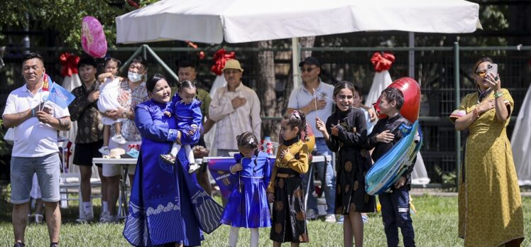 İstanbul'da Moğol halkının geleneksel Naadam Festivali düzenlendi