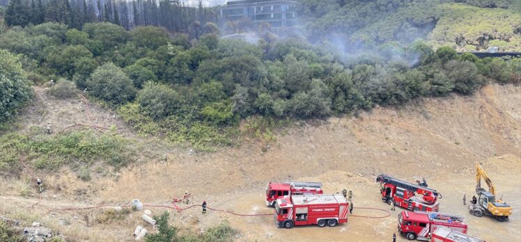 GÜNCELLEME – Kağıthane'de ormanlık alanda çıkan yangın söndürüldü