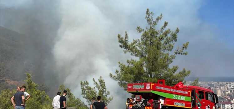 Mersin'de çıkan orman yangını kontrol altına alındı