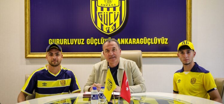 MKE Ankaragücü altyapıdan Mert Can ve Onur Efe Ekri ile profesyonel sözleşme imzaladı