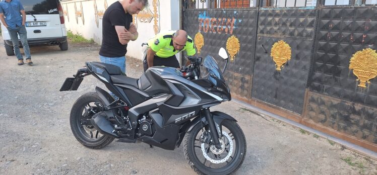 Samsun'da motosikletin çarptığı 81 yaşındaki bisiklet sürücüsü yaralandı