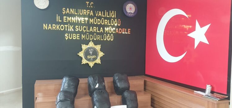 Şanlıurfa'da 32 kilo 660 gram skunk ele geçirildi