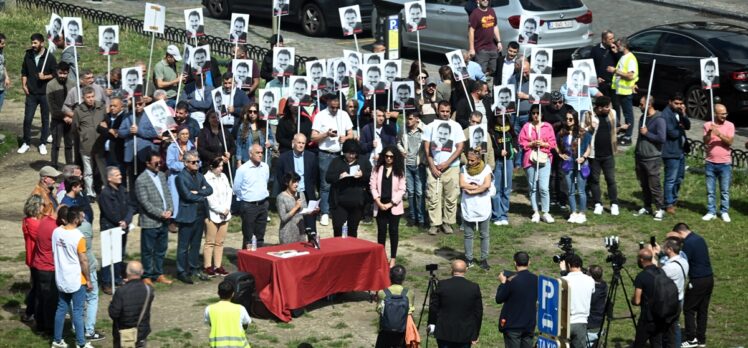 Terör örgütü PKK'nın elebaşları Brüksel'deki gösteride ortaya çıktı