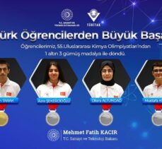 Türkiye, bilgisayar ve kimya olimpiyatlarından 7 madalyayla döndü