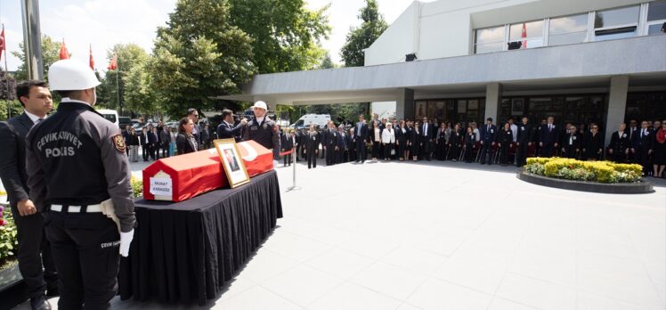 Ankara'da Türkiye'nin Lizbon Büyükelçisi Karagöz için tören düzenlendi