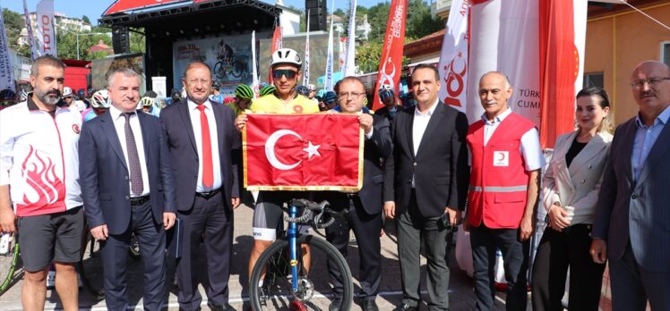 100. Yıl Cumhuriyet Bisiklet Turu'nun Havza-Samsun etabı başladı