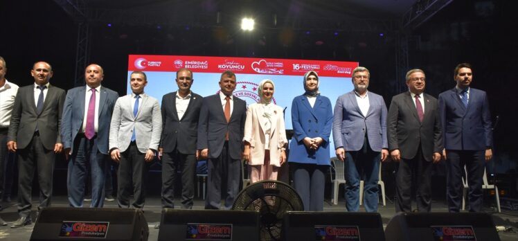 Aile ve Sosyal Hizmetler Bakanı Göktaş, 16. Emirdağ Gurbetçi Festivali'nde konuştu: