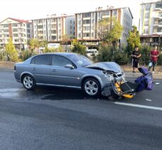 Bingöl'de otomobilin çarptığı motosikletli ağır yaralandı