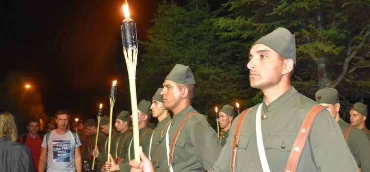 Büyük Taarruz'un 101. yıl dönümü dolayısıyla “Zafer Yürüyüşü” düzenlendi