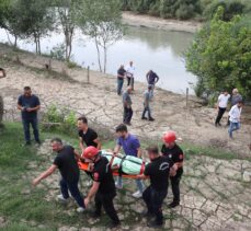 Düzce'de Melen Çayı'na düşen kişiyi itfaiye ve AFAD ekipleri kurtardı