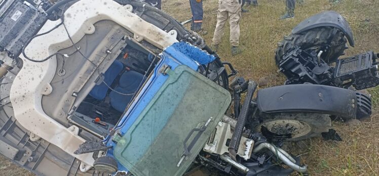 Erzurum'da trafik kazasında yaralanan 2 kişi ambulans helikopterle hastaneye ulaştırıldı