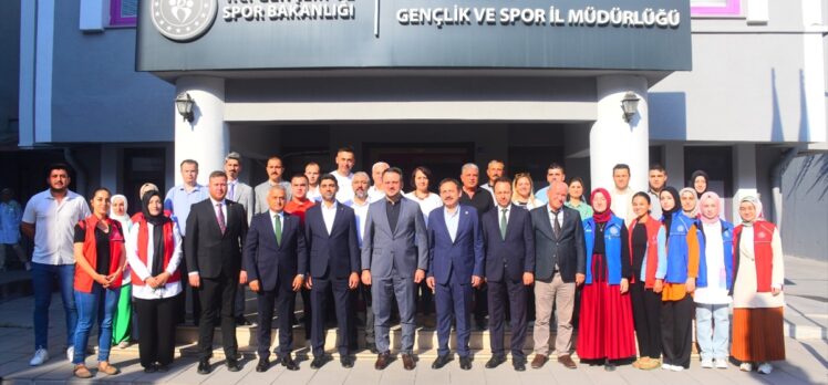 Gençlik ve Spor Bakan Yardımcısı Enes Eminoğlu, Karabük'te ziyaretlerde bulundu