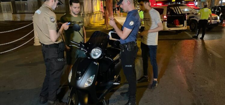 İstanbul'da motosiklet sürücülerine yönelik asayiş uygulaması